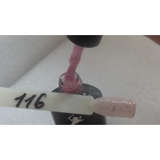 Гель-лак P&T Professional 116.Розово-персиковый, с крупными голографическими блестками (Персиковый джем). 8мл